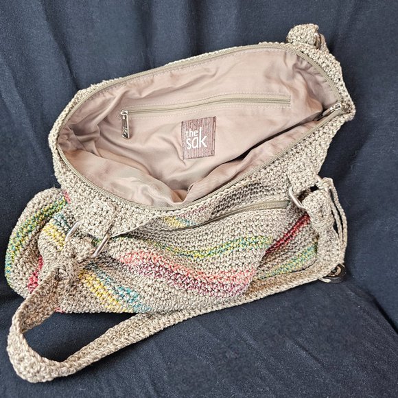 The Sak Gray & Multicolor Stripes Voyager Belle Tote Bag - Picture 7 of 8